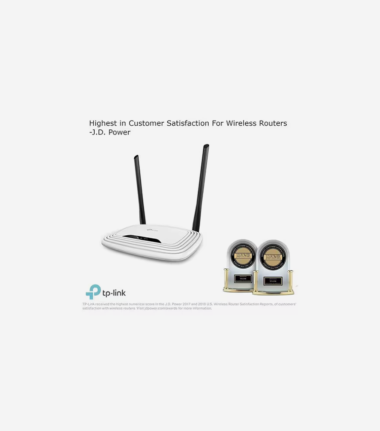 TP-LINK TL-WR841N Wireless N300 Home Router - Single Band - 2.40 GHz ISM Band - 2 x Antenna(2 x External)