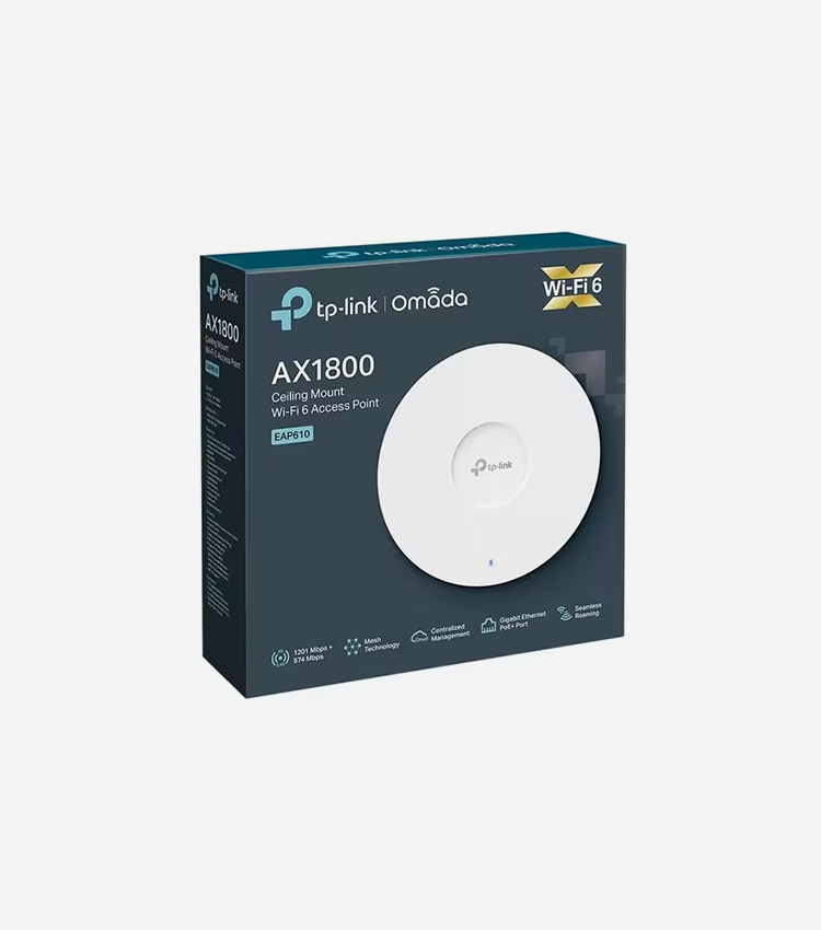 TP-Link EAP620 HD Dual Band 802.11ax 1.76 Gbit/s Wireless Access Point - 2.40 GHz, 5 GHz - Internal