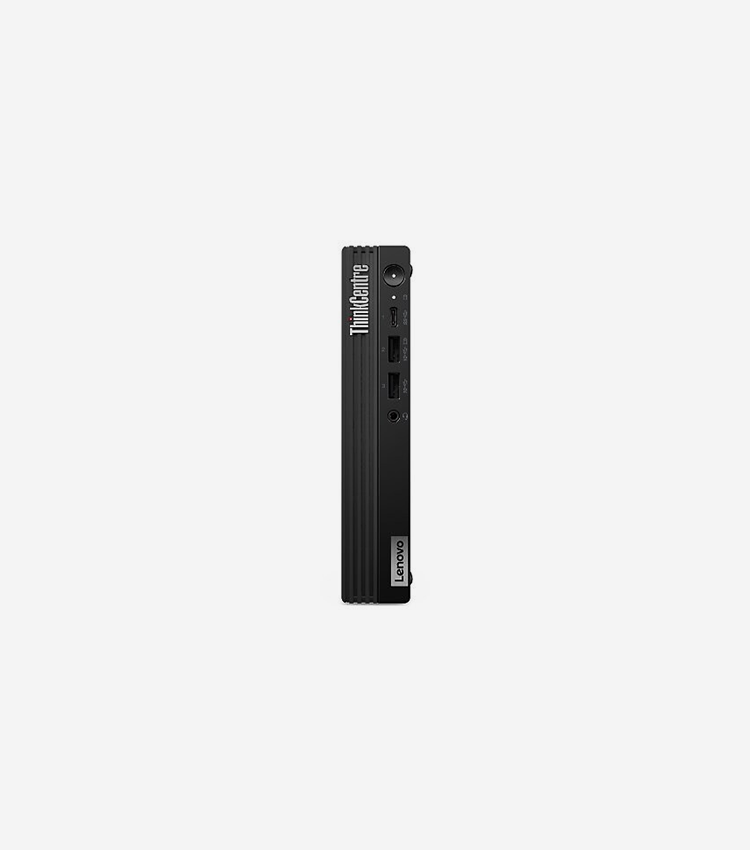 Lenovo ThinkCentre M70q Gen 5 12TD001UCA Desktop Computer - Intel Core i5 14th Gen i5-14400T - 16 GB - 256 GB SSD - Tiny - Black - Intel Q670 Chip - Windows 11 Pro - Intel UHD Graphics 730 - French Keyboard - IEEE 802.11ax - 90 W