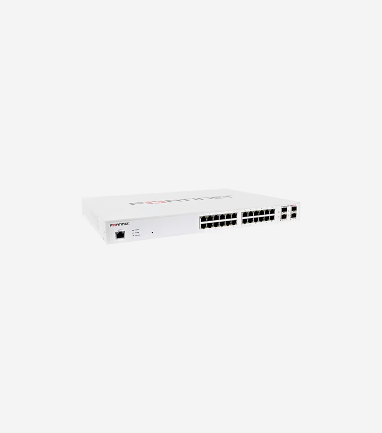 Fortinet FortiSwitch 124E-PoE Ethernet Switch - 24 Ports - Manageable - Gigabit Ethernet - 1000Base-T,