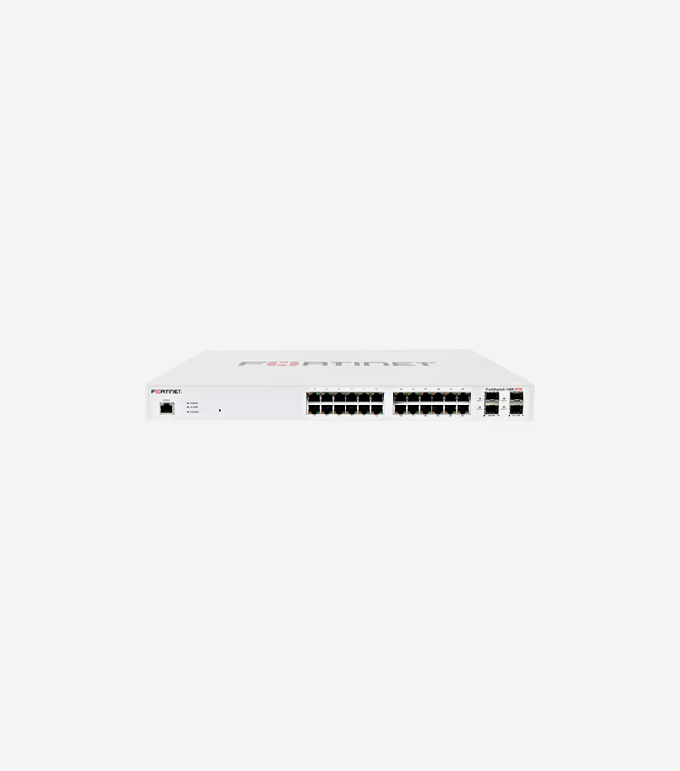 Fortinet FortiSwitch 124E-PoE Ethernet Switch - 24 Ports - Manageable - Gigabit Ethernet - 1000Base-T,