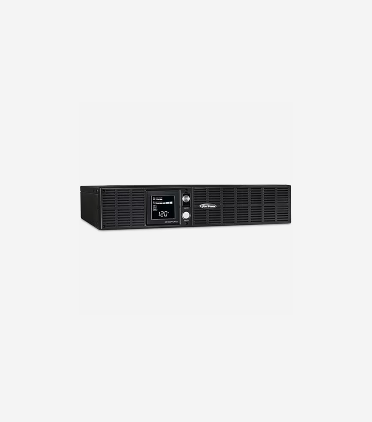 CyberPower OR1500PFCRT2U PFC Sinewave UPS System 1500VA 900W Rack/Tower PFC compatible Pure sine wave - 1500VA/900W - 2UTower/Rack Mountable 7Minute Full Load - 8 x NEMA 5-15R - Battery/Surge-protected