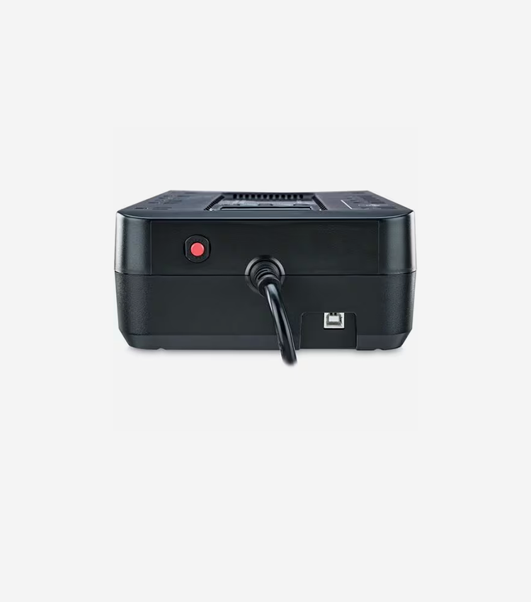 CyberPower UPS Systems EC750G Ecologic - Capacity: 750 VA / 450 W - Compact - 8 Hour Recharge - 2.80 Minute Stand-by - 120 V AC Input - 120 V AC Output - Simulated Sine Wave - USB - 12 x NEMA 5-15R - 6 x Battery/Surge Outlet
