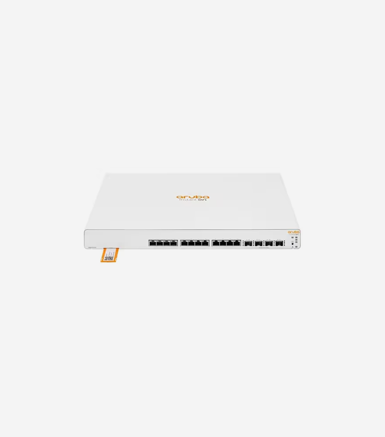 HPE Instant On 1960 12XGT 4SFP+ Switch - 12 Ports - Manageable - 10 Gigabit Ethernet - 10GBase-T, 10GBase-X - 2 Layer Supported