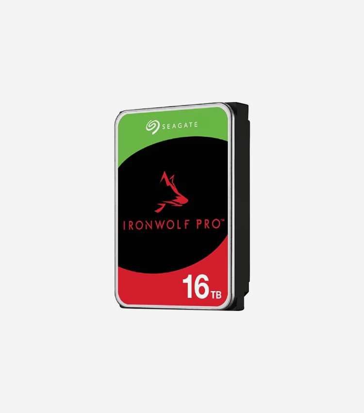 Seagate IronWolf Pro ST16000NT001 16 TB Hard Drive - 3.5" Internal - SATA (SATA/600) - Conventional Magnetic Recording (CMR) Method - 7200rpm