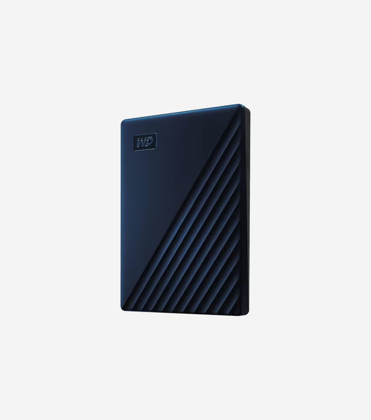 WD My Passport for Mac WDBA2F0050BBL 5 TB Portable Hard Drive - External - Midnight Blue