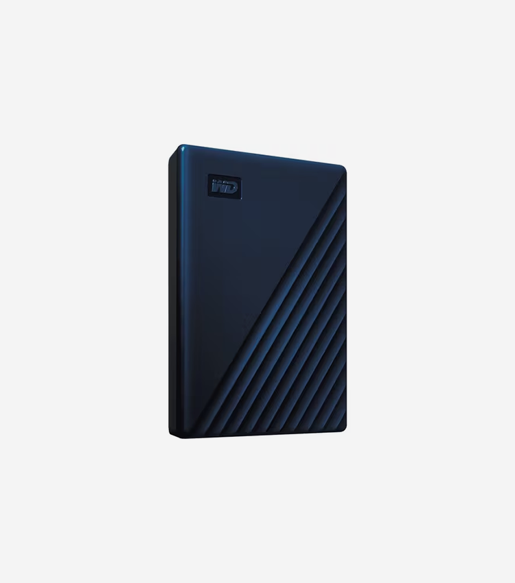 WD My Passport for Mac WDBA2F0050BBL 5 TB Portable Hard Drive - External - Midnight Blue