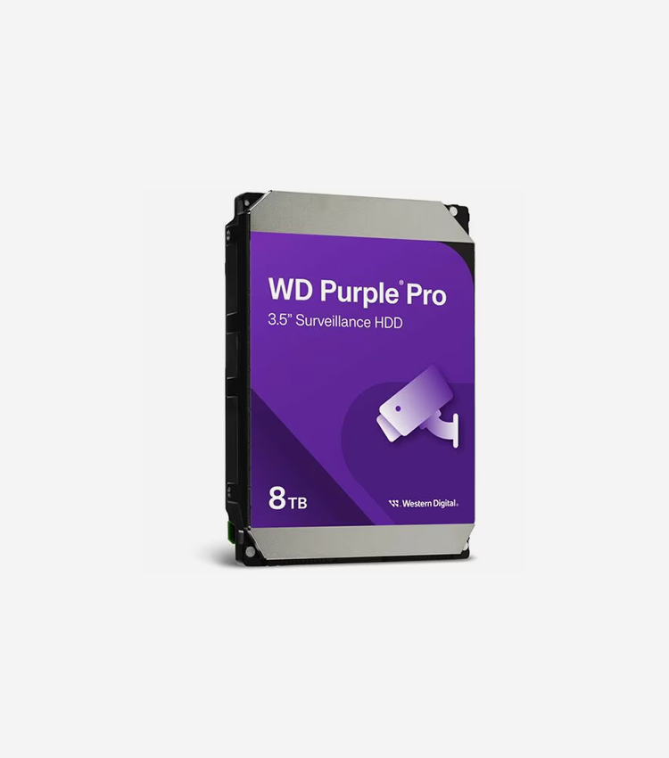 WD Purple Pro WD8002PURP 8 TB Hard Drive - 3.5" Internal - SATA (SATA/600) - 7200rpm