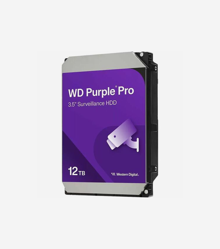 WD Purple Pro WD122PURP 12 TB Hard Drive - 3.5" Internal - SATA (SATA/600) - Conventional Magnetic Recording (CMR) Method