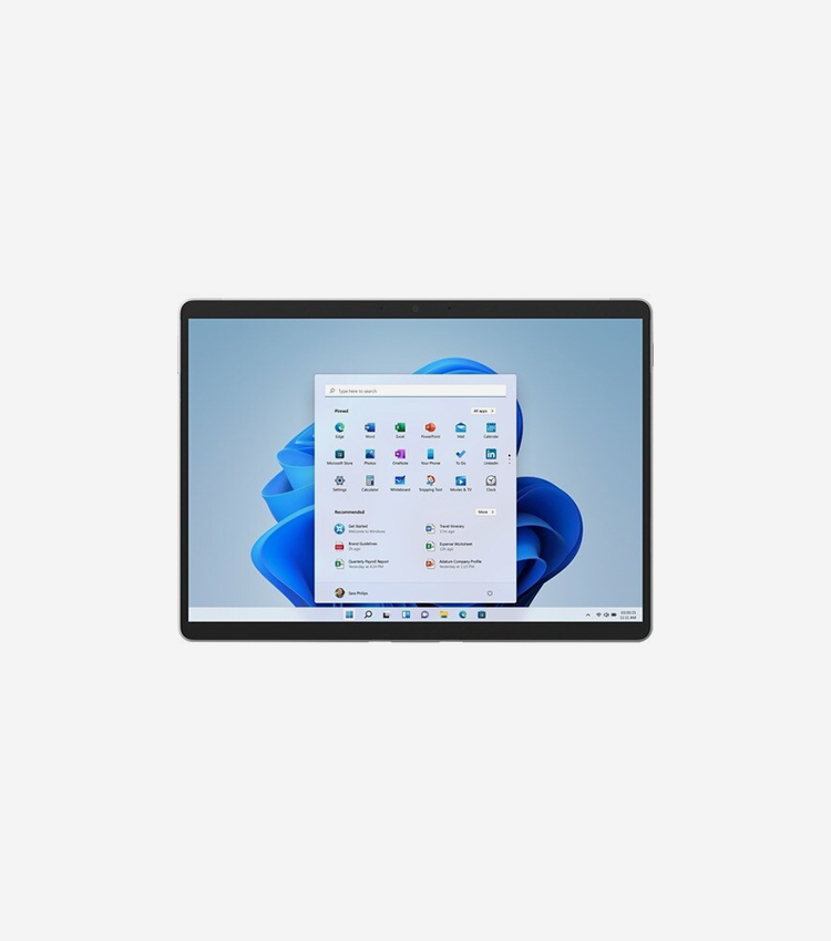 Microsoft Surface Pro 8 Tablet - 13" - 16 GB - 512 GB SSD - Windows 10 - Platinum - Core i7 - 2880 x 1920 - PixelSense Display