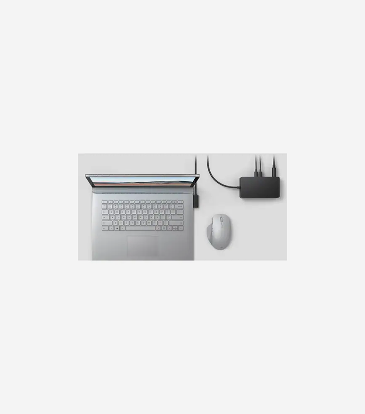 Microsoft Surface Dock 2 - for Notebook/Desktop PC/Smartphone/Monitor/Keyboard/Mouse - 199 W - 6 x USB Ports