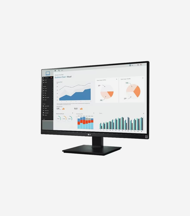 LG 27BK67U-B 27" (685.80 mm) Class 4K UHD LCD Monitor - 16:9 - Black - 27" (685.80 mm) Viewable
