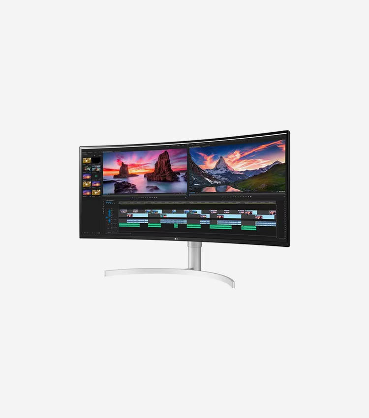 LG Ultrawide 38WN95C-W 38" Class UW-QHD+ Curved Screen Gaming LCD Monitor - 21:9 - 38" Viewable