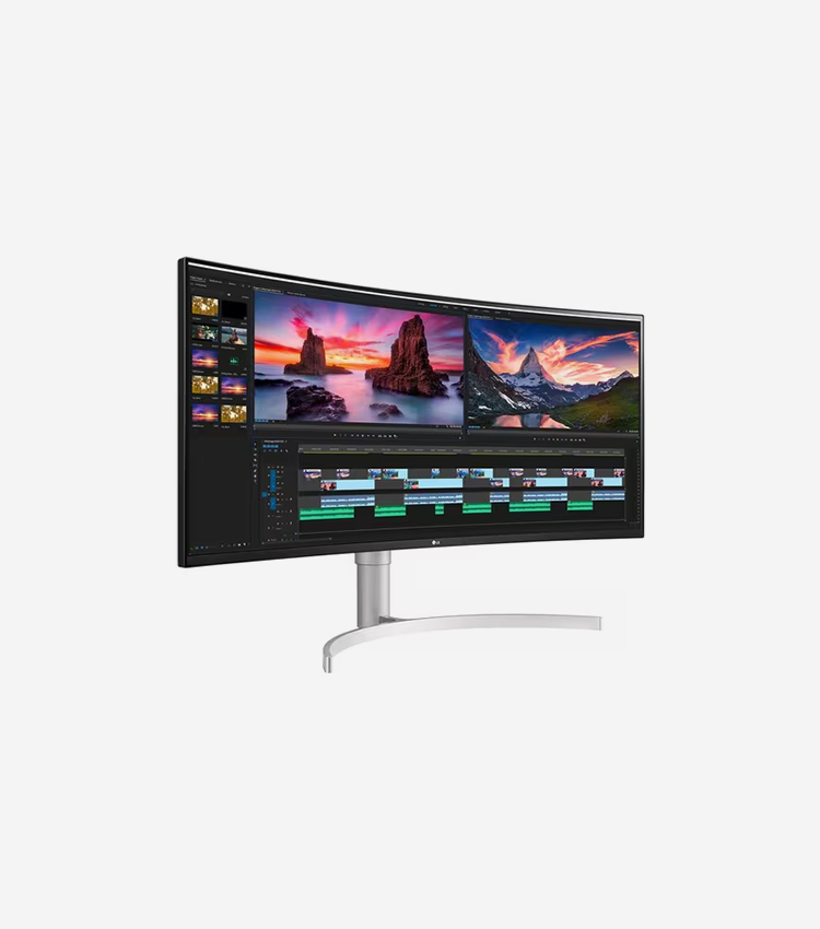 LG Ultrawide 38WN95C-W 38" Class UW-QHD+ Curved Screen Gaming LCD Monitor - 21:9 - 38" Viewable