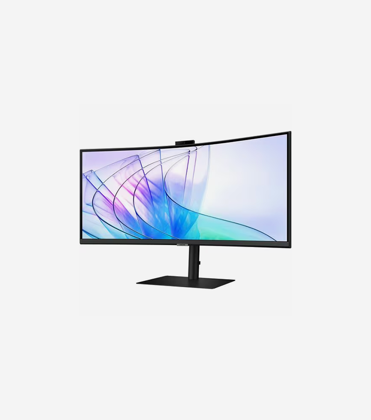 Samsung ViewFinity S6 S34C654VAN 34" Class Webcam UW-QHD Curved Screen LCD Monitor - 21:9 - Black - 34" Viewable