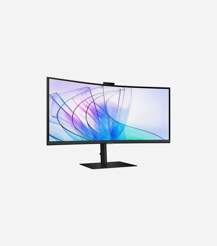 Samsung ViewFinity S6 S34C654VAN 34" Class Webcam UW-QHD Curved Screen LCD Monitor - 21:9 - Black - 34" Viewable