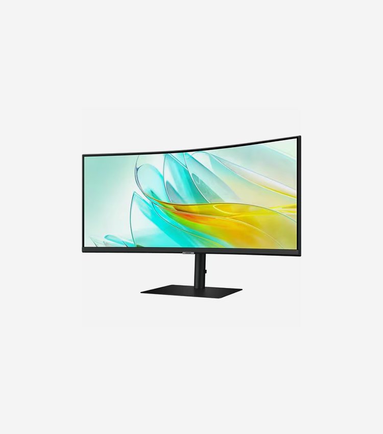 Samsung ViewFinity S6 S34C654UAN 34" Class UW-QHD Curved Screen LCD Monitor - 21:9 - Black - 34" Viewable