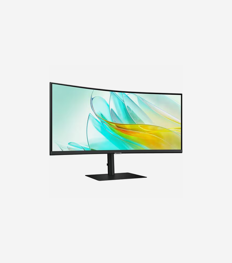Samsung ViewFinity S6 S34C654UAN 34" Class UW-QHD Curved Screen LCD Monitor - 21:9 - Black - 34" Viewable