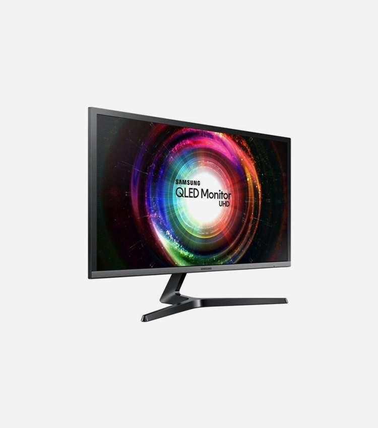 Samsung U28H750UQN 4K UHD LCD Monitor - 16:9 - Black, Silver - Quantum Dot LED Backlight