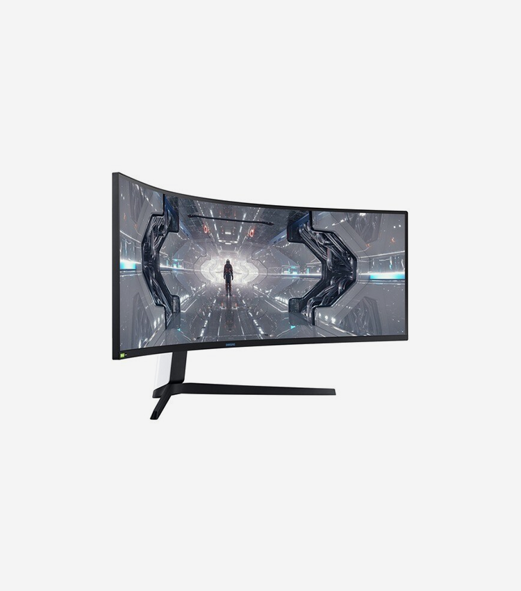 Samsung Odyssey G9 C49G95TSSN 49" Class UW-QHD Curved Screen Gaming LCD Monitor - 32:9 - Black, White, Matte Black