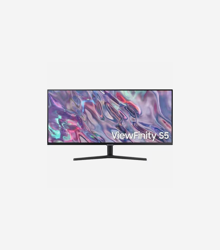 Samsung ViewFinity S5 S34C504GAN 34" Class UW-QHD LED Monitor - 21:9 - Black - 34" Viewable - LED Backlight