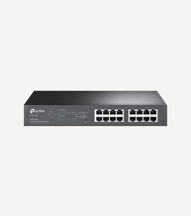 Tp-link 16-port Gigabit Easy Smart Poe Switch With 8-port Poe+ - 16 Ports - Manageable - Gigabit Ethernet