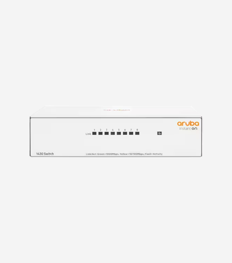 Hpe Instant On 1430 8g Switch - 8 Ports - Gigabit Ethernet - 10/100/1000base-t - 2 Layer Supported