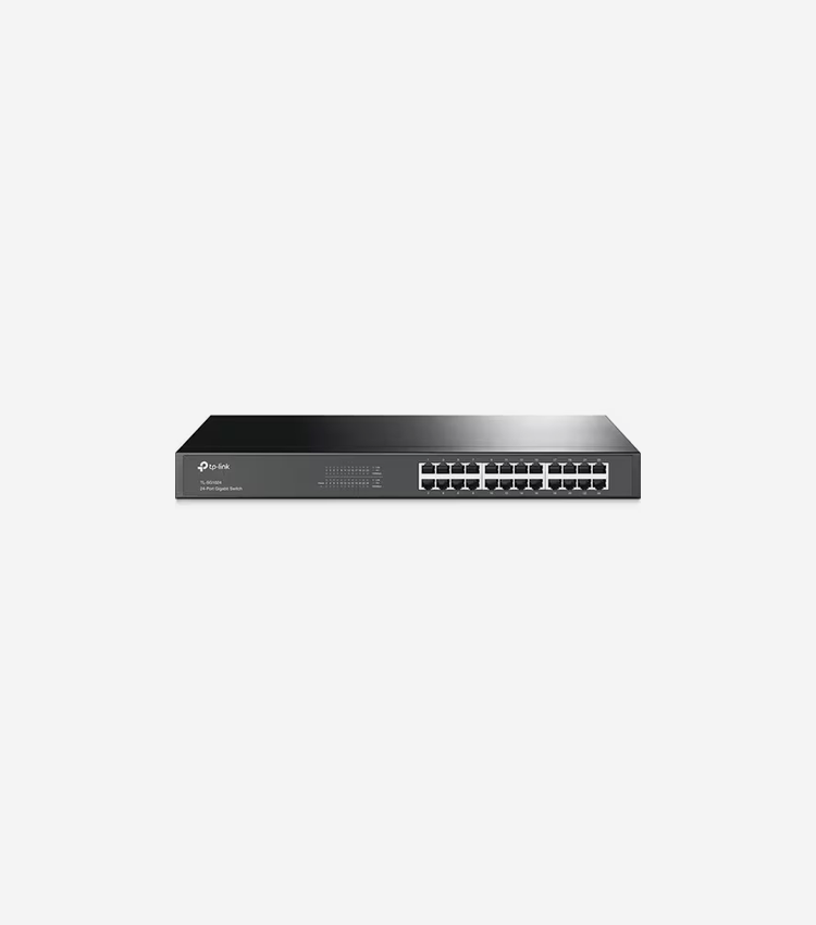 TP-Link TL-SG1024 24-Port Gigabit Switch - 24 Ports - Gigabit Ethernet - 10/100/1000Base-T - 2 Layer Supported