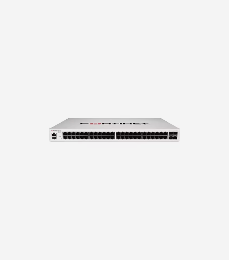 Fortinet FS-448E Ethernet Switch - 48 Ports - Gigabit Ethernet, 10 Gigabit Ethernet - 1000Base-T