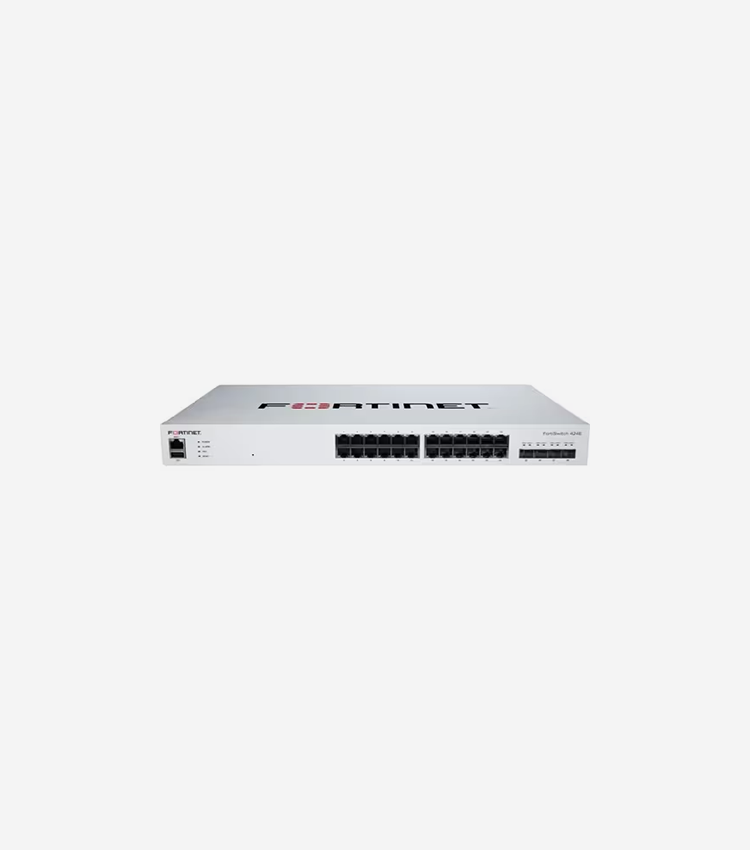 Fortinet FS-424E Layer 3 Switch - 24 Ports - Manageable - Gigabit Ethernet, 10 Gigabit Ethernet - 10/100/1000Base-T