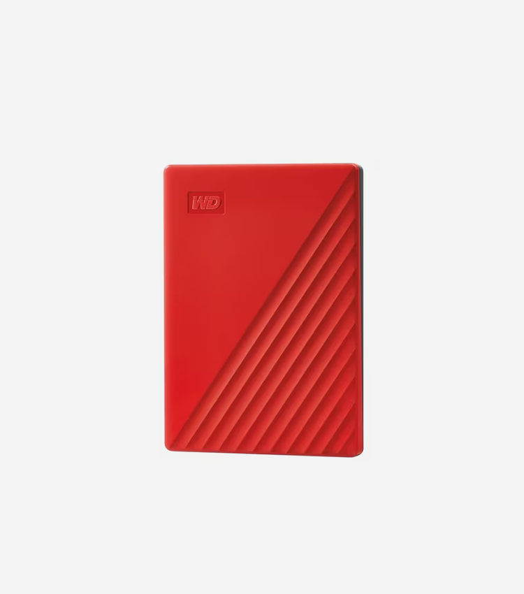 WD My Passport WDBYVG0020BRD-WESN 2 TB Portable Hard Drive - External - Red - USB 3.0 - 3 Year Warranty