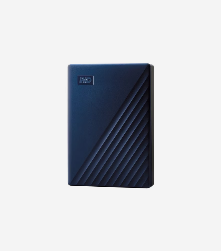 WD My Passport for Mac WDBA2F0050BBL 5 TB Portable Hard Drive - External - Midnight Blue