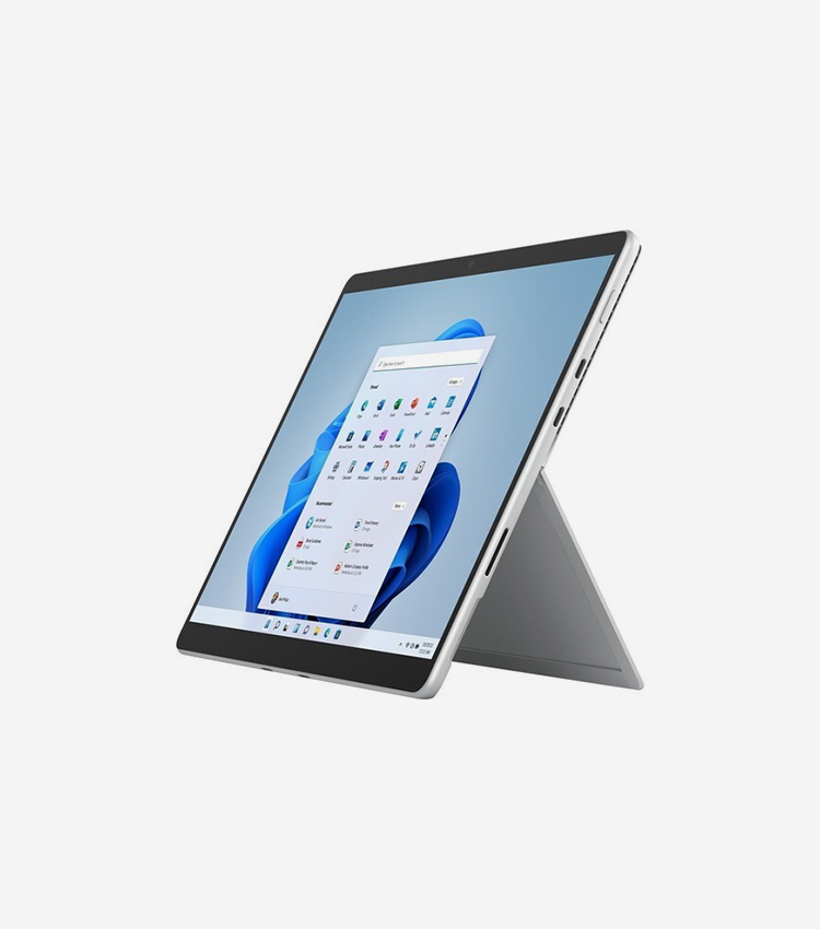 Microsoft Surface Pro 8 Tablet - 13" - 16 GB - 512 GB SSD - Windows 10 - Platinum - Core i7 - 2880 x 1920 - PixelSense Display