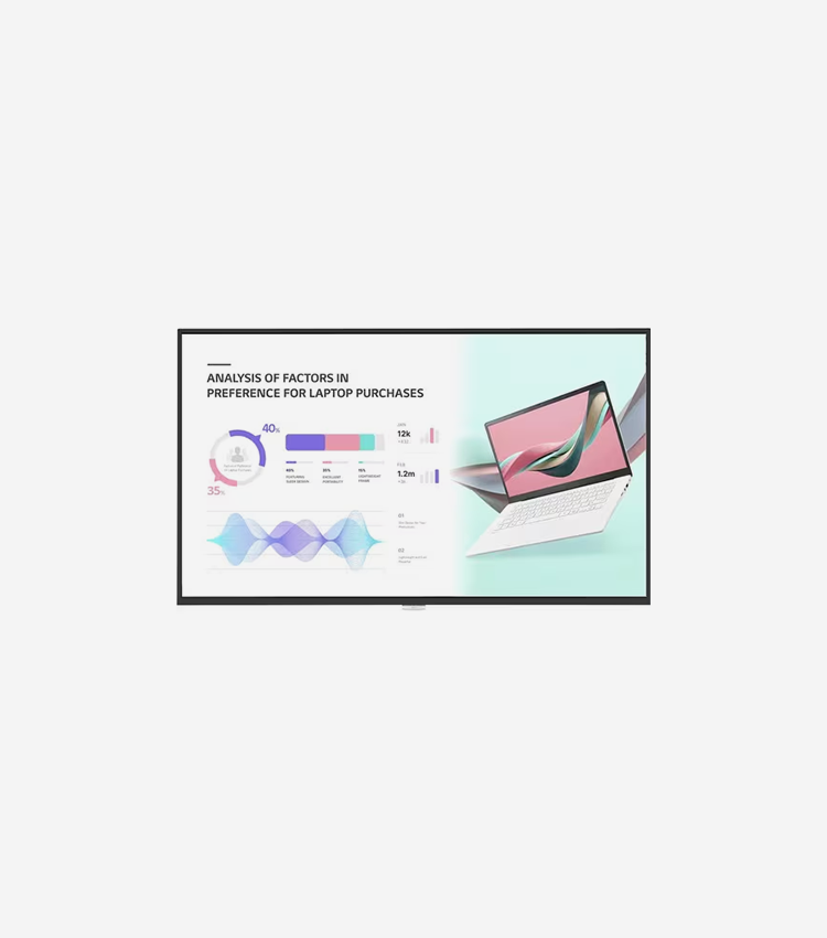LG 65UH5J-H Digital Signage Display - 65" LCD - 3840 x 2160 - Edge LED - 500 cd/m²