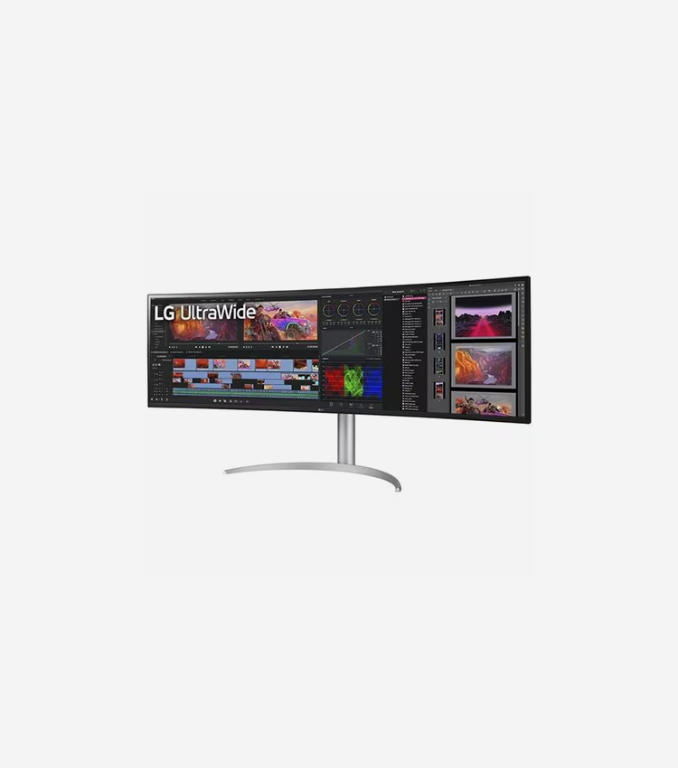LG 49WQ95C-W 49" (1244.60 mm) Class UW-QHD Curved Screen Gaming LCD Monitor - 32:9 - 49" (1244.60 mm) Viewable