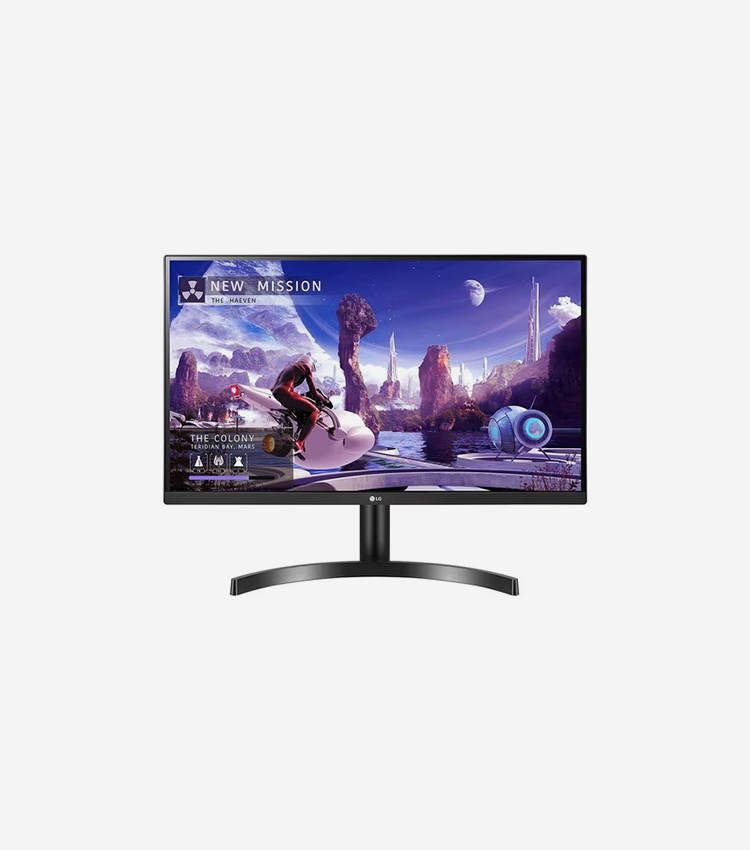LG 27QN600-B 27" Class WQHD Gaming LCD Monitor - 16:9 - 27" Viewable - In-plane Switching (IPS) Technology