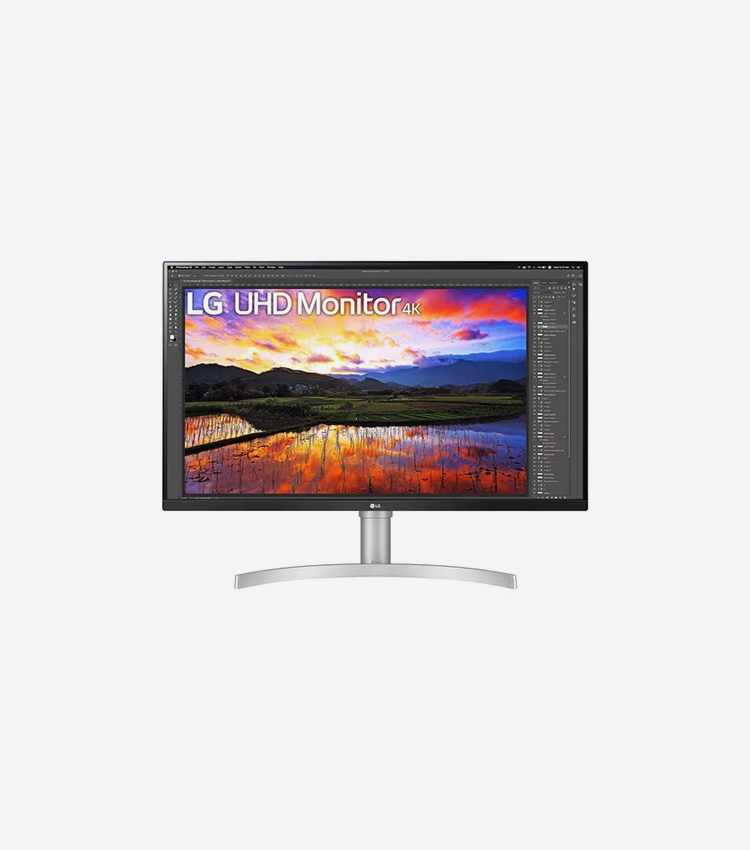 LG 32UN650-W 32" Class 4K UHD LCD Monitor - 16:9 - Black, Silver - 31.5" - LED Backlight