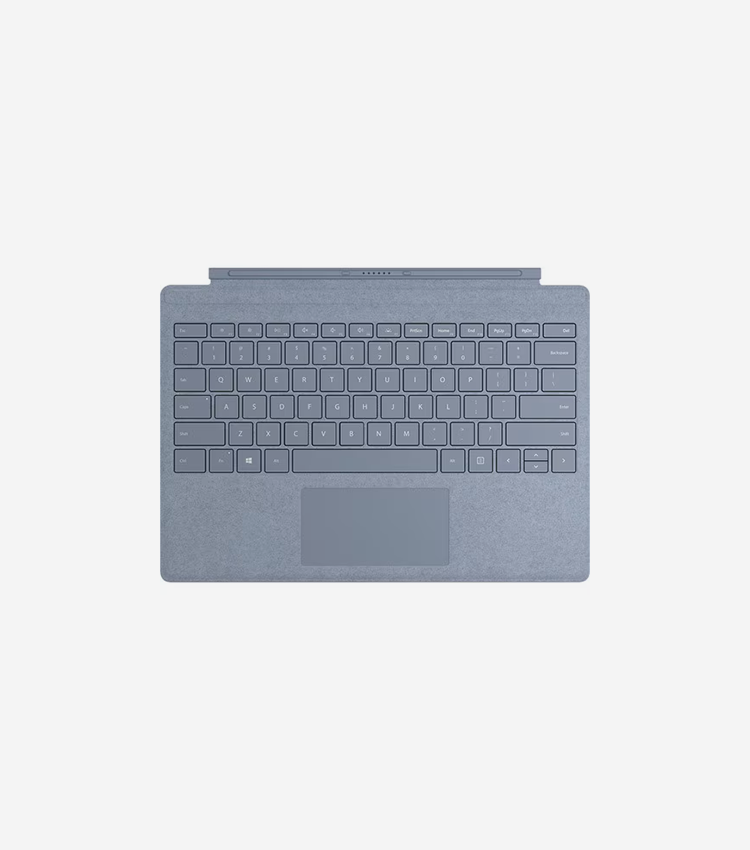 Microsoft Signature Type Cover Keyboard/Cover Case Microsoft Surface Pro 7+, Ice Blue