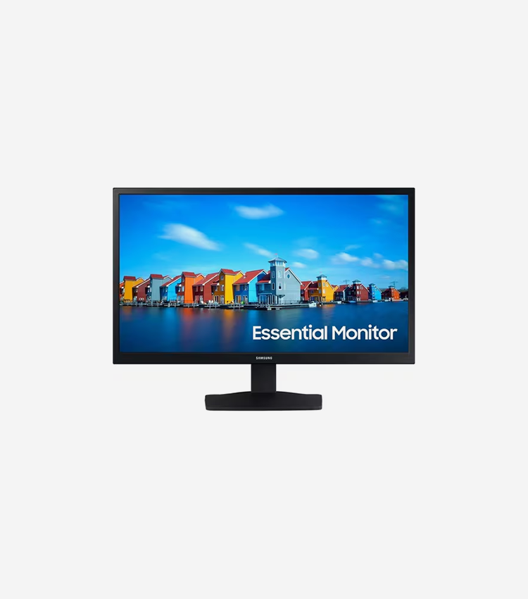 Samsung Essential S22A338NHN 22" Class Full HD LCD Monitor - 16:9 - Black - 22" Viewable