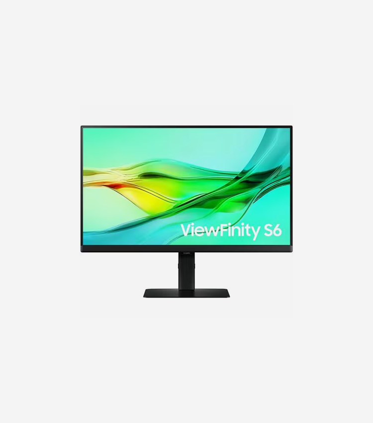 Samsung ViewFinity S6 S24D606UAN 24" Class WQHD LCD Monitor - 16:9 - Black - 24" Viewable