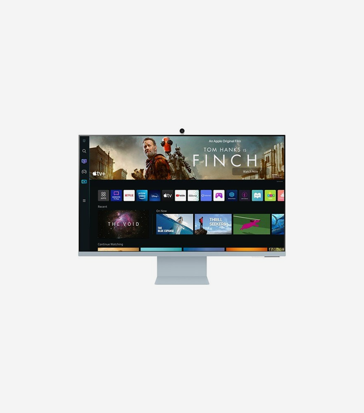 Samsung S32BM80BUN 32" Class 4K UHD Smart LCD Monitor - 16:9 - Daylight Blue - 32" Viewable - LED Backlight