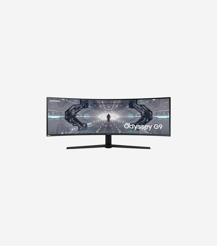 Samsung Odyssey G9 C49G95TSSN 49" Class UW-QHD Curved Screen Gaming LCD Monitor - 32:9 - Black, White, Matte Black